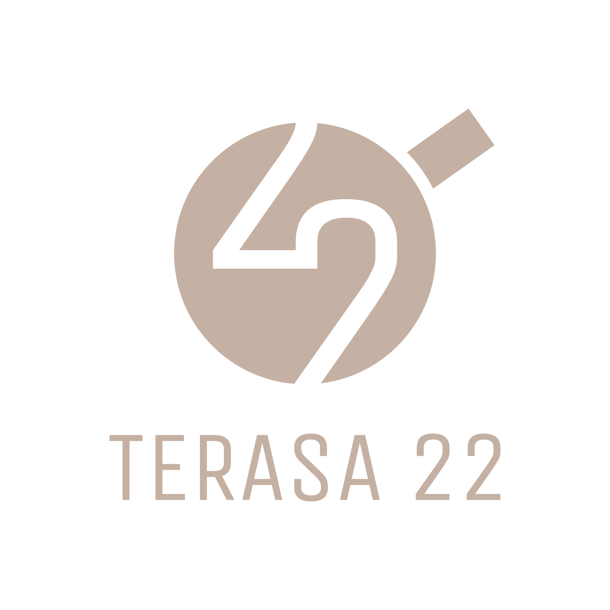 Logotipų kūrimas, logotipo dizainas verslui, kavinė Terasa 22